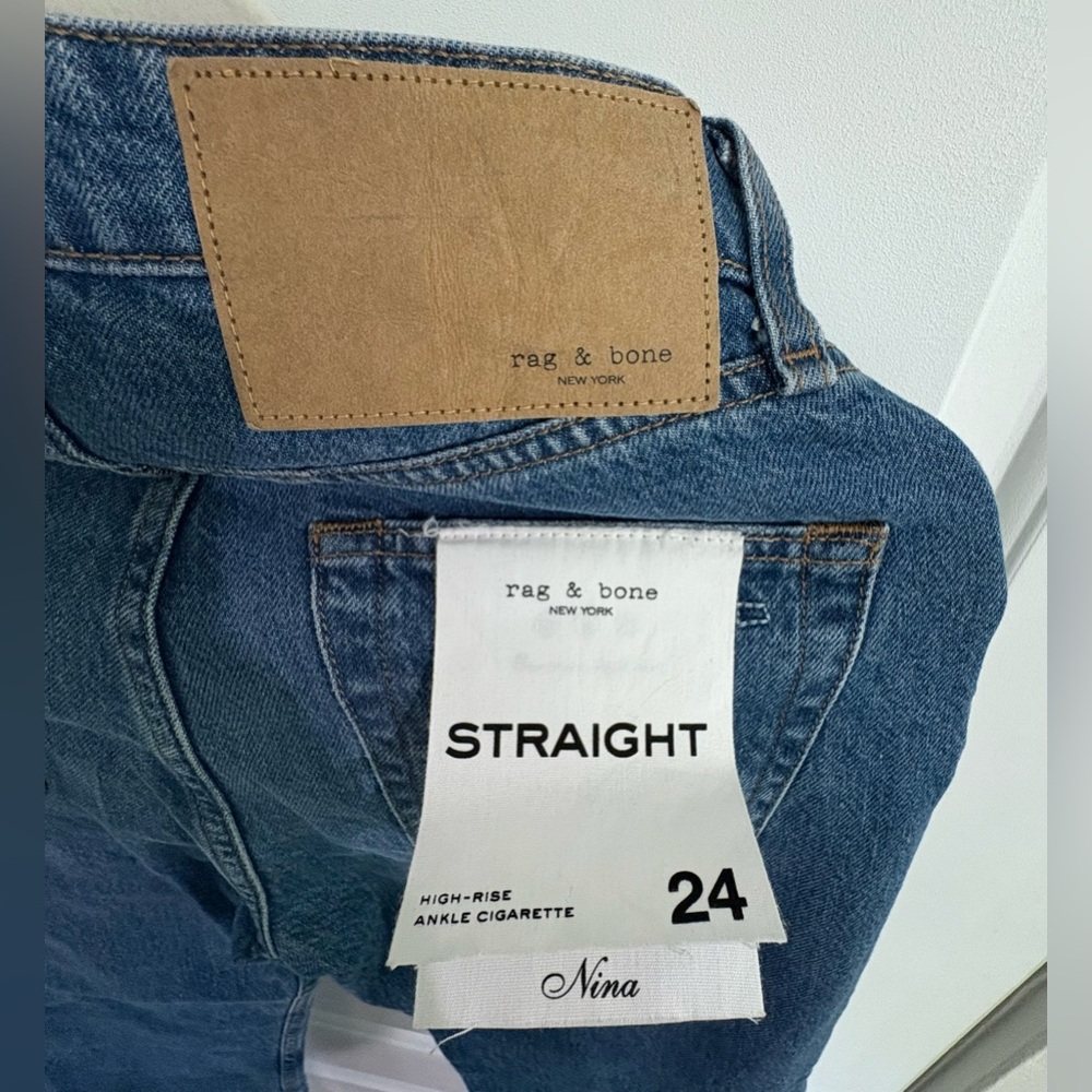 rag & bone Nina High-Rise Ankle Cigarette Jeans - Picture 9 of 10